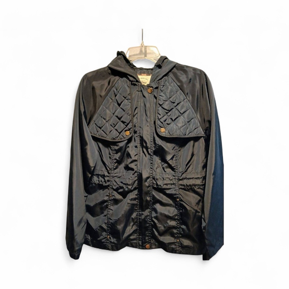 Ci Sono Jackets & Blazers - Women's Ci Sono by Journee Collection Quilted Hooded Jacket, Navy Size S (JC64)